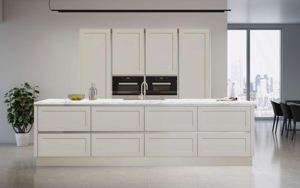 Shaker Kitchen Cabinets with a Neutral Palette - Omega