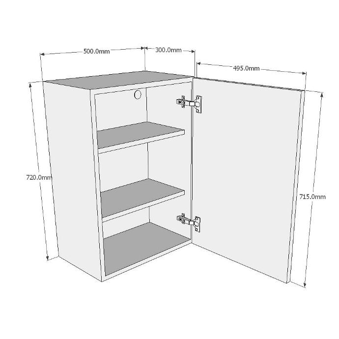 Medium Height Wall Unit Dimensions