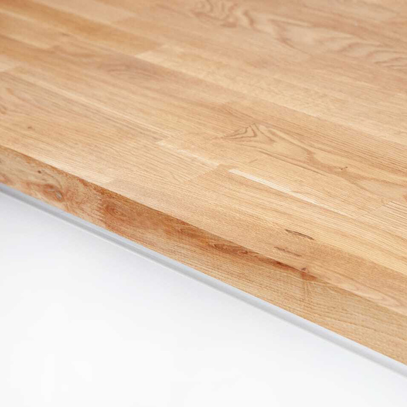 Natural Oak - Real Wood Worktop - 40mm Thick False