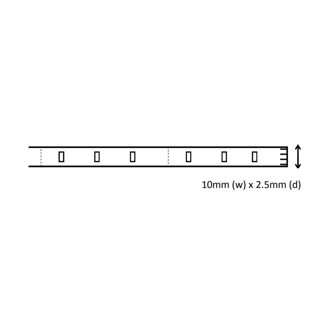 RGB Flexi Strip Dimensions