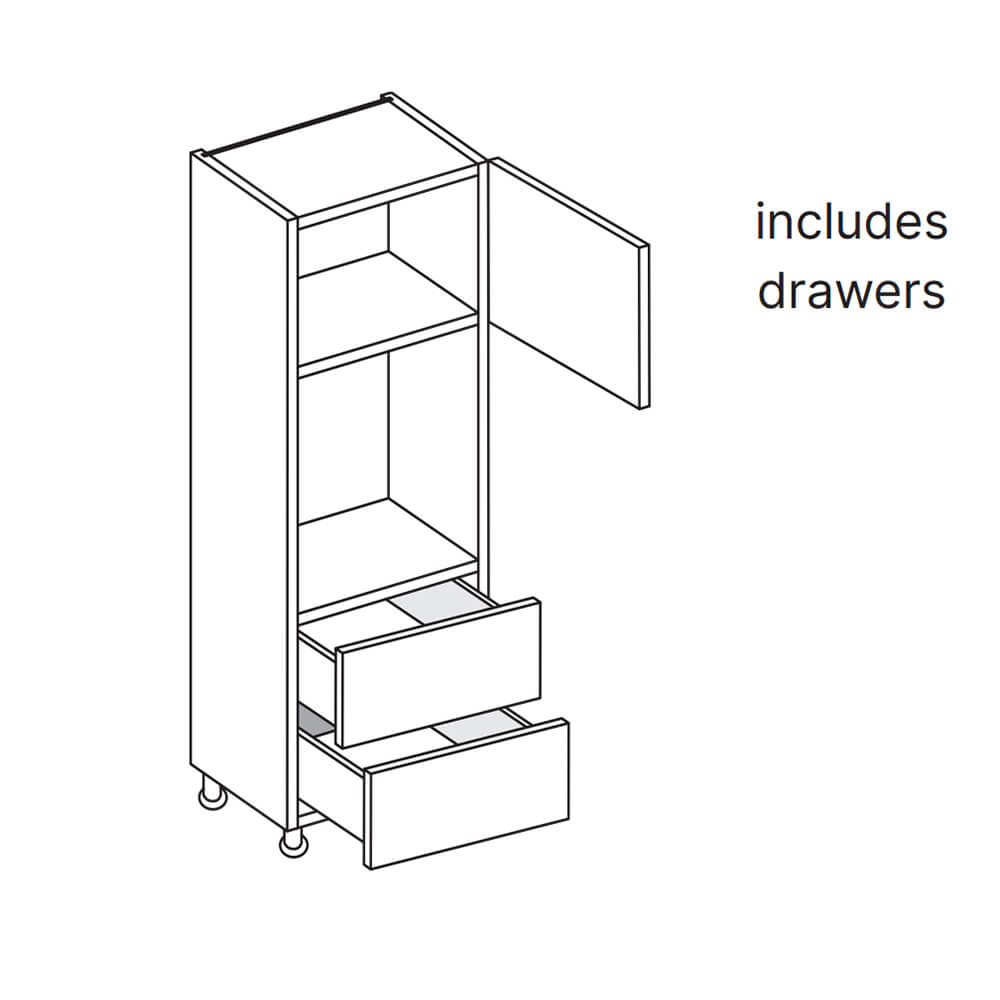 Double Oven With Drawers