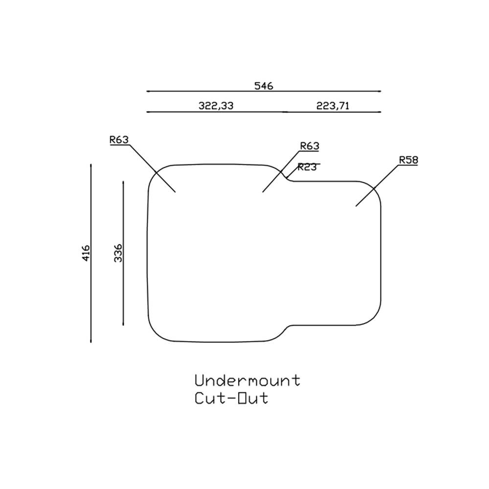 Cut-out Dimensions