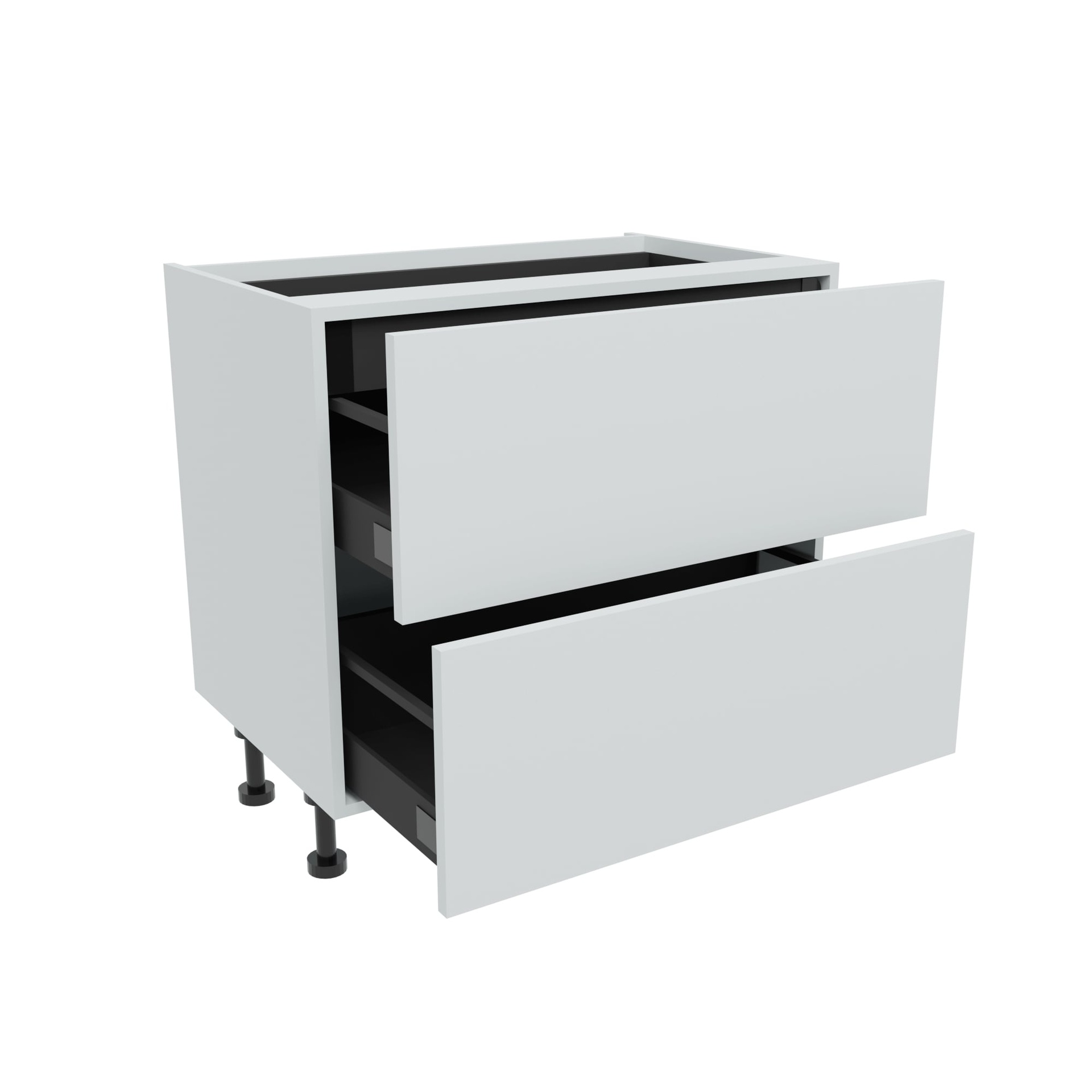 900mm 2 Drawer Base Unit + 1 Internal