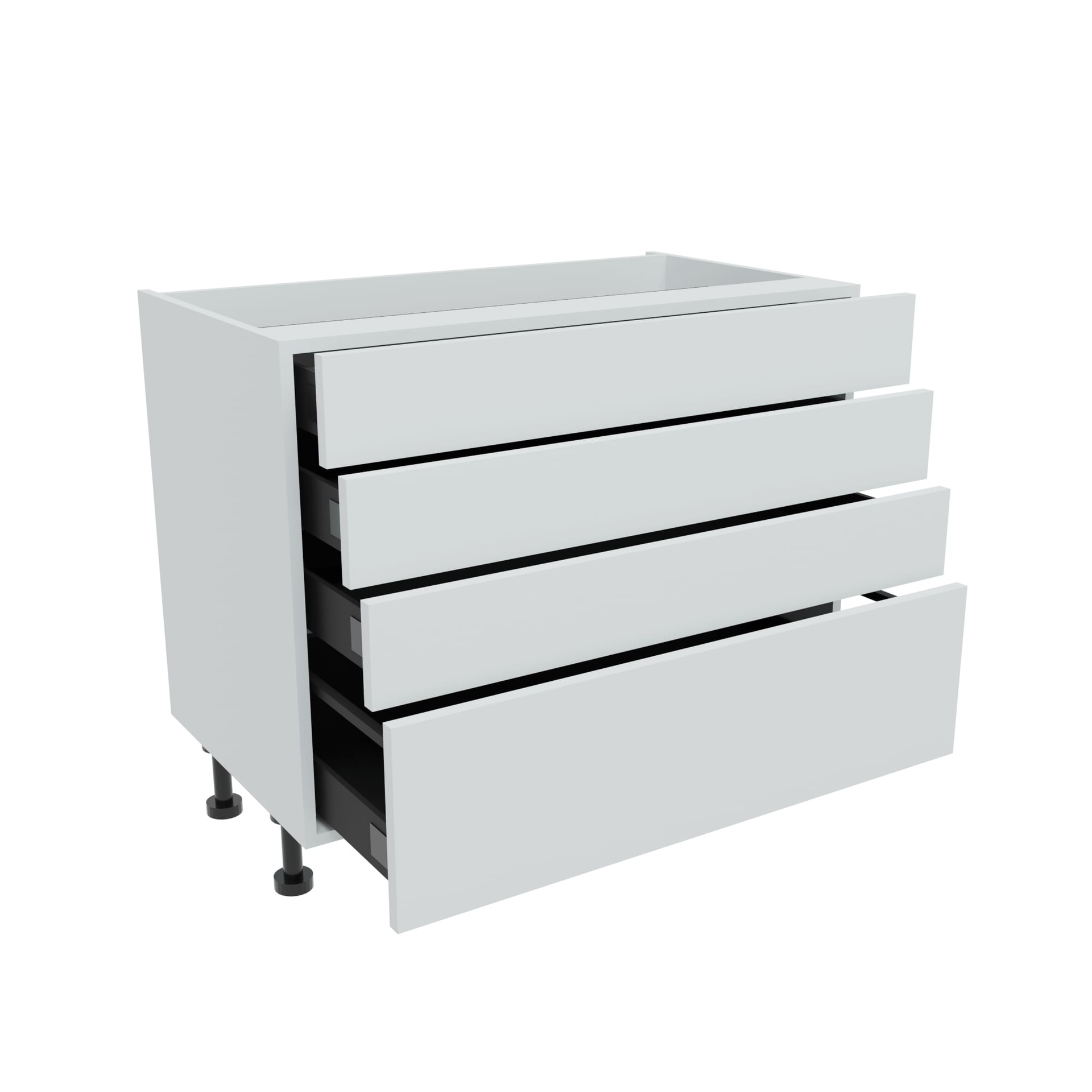 1000mm 3+1 Pan Drawer Base Unit