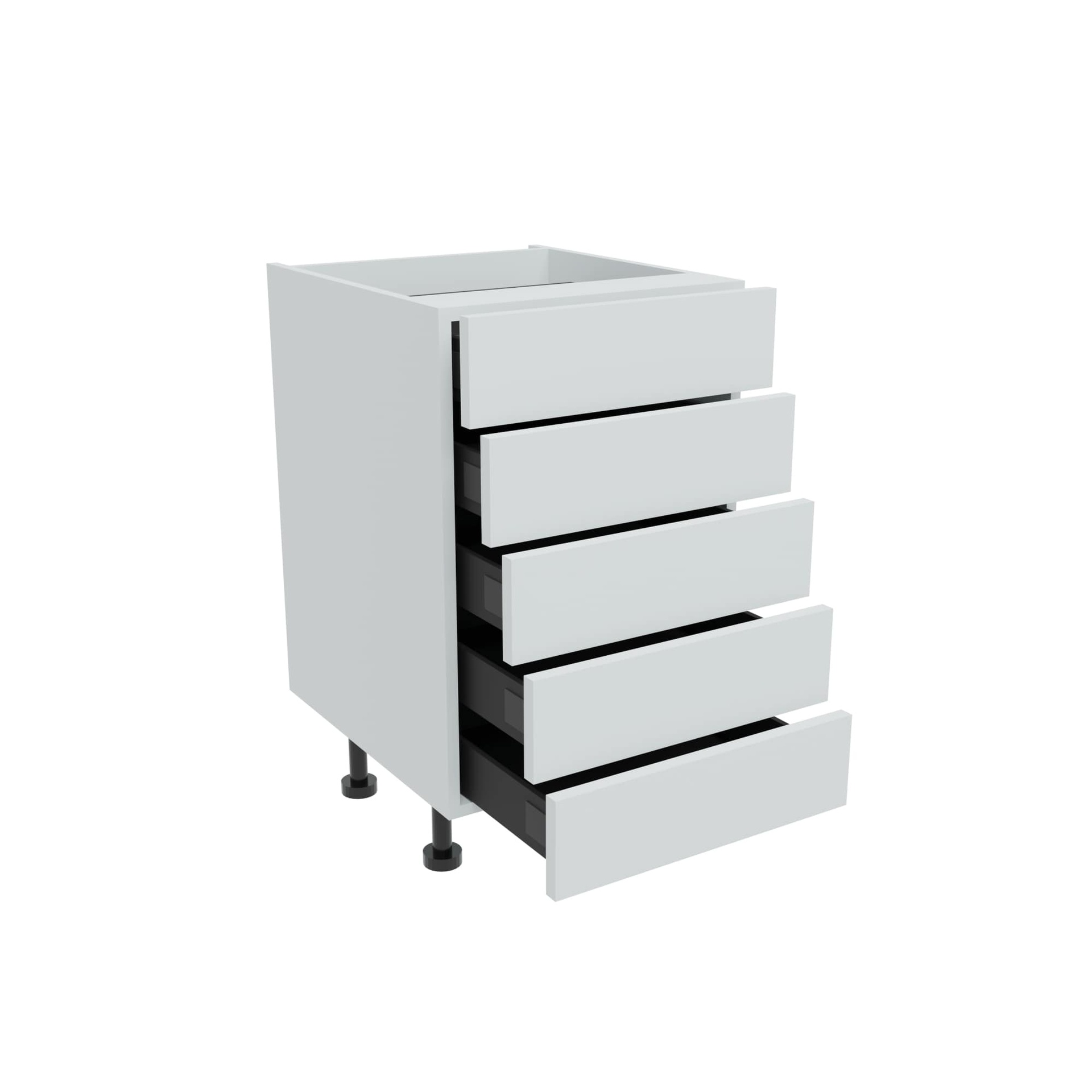 500mm 5 Drawer Base Unit