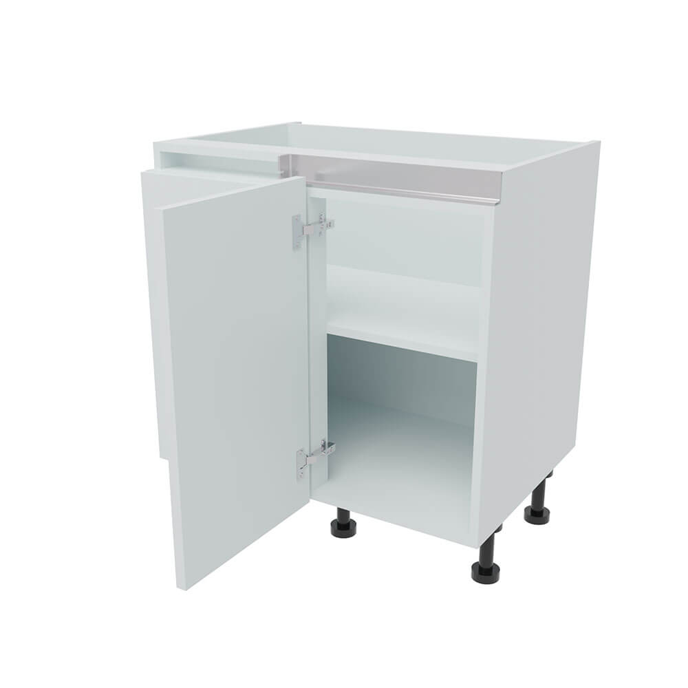 800mm True Handleless Highline Corner Base Unit - 400mm Door (Left Blank)