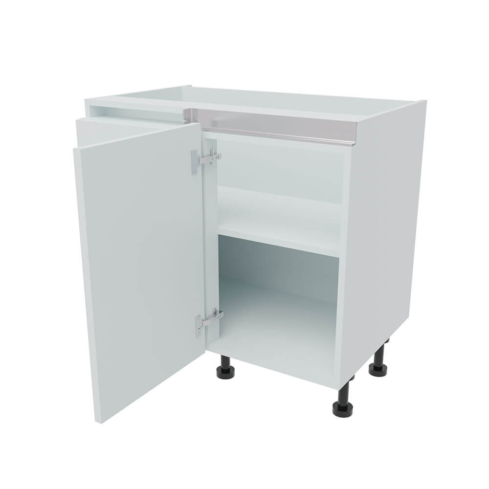 900mm True Handleless Highline Corner Base Unit - 450mm Door (Left Blank)