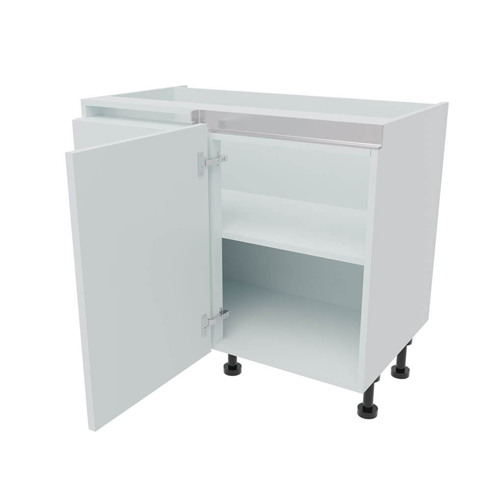 1000mm True Handleless Highline Corner Base Unit - 500mm Door (Left Blank)