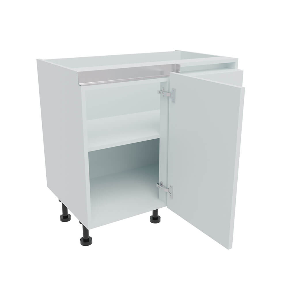 900mm True Handleless Highline Corner Base Unit - 450mm Door (Right Blank)