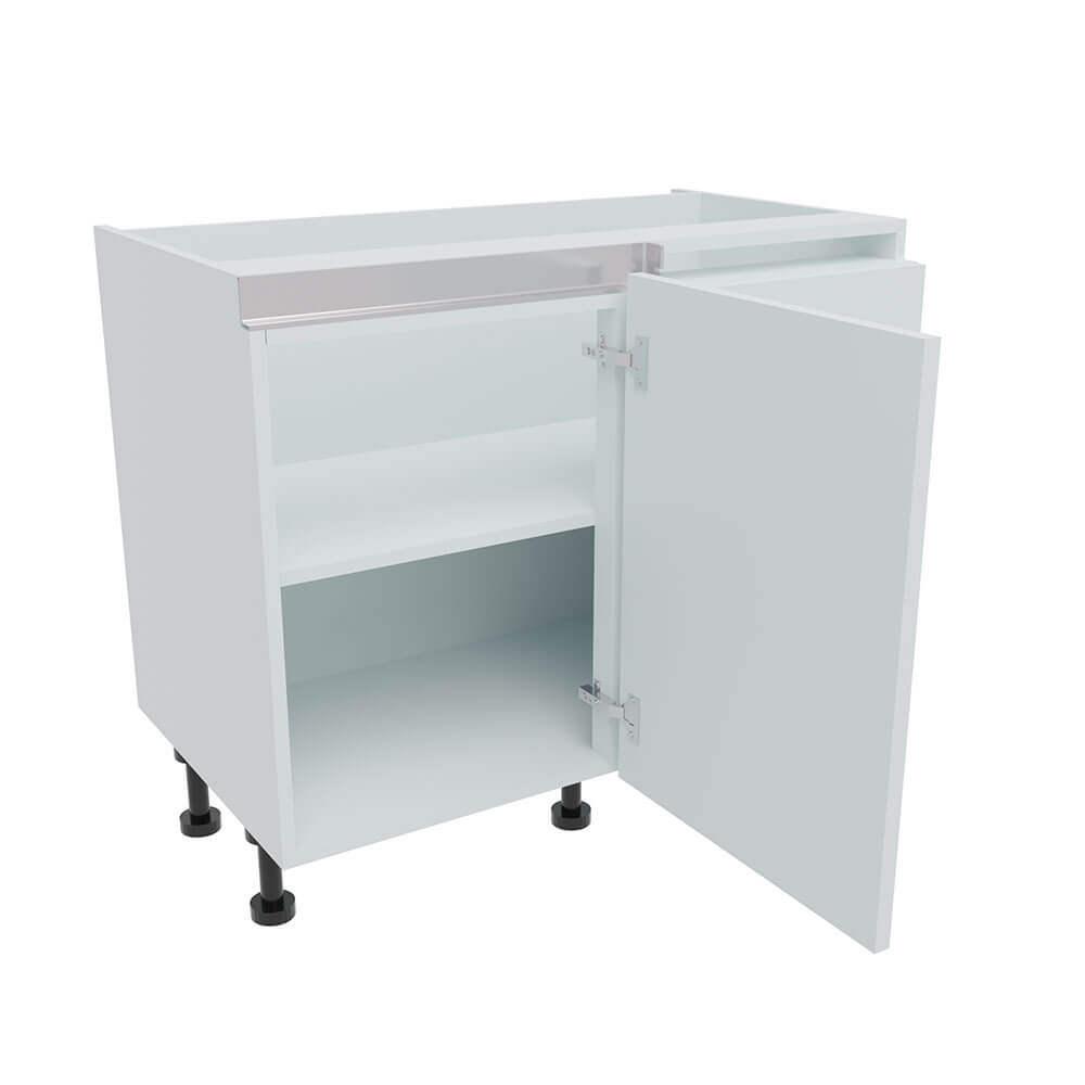 1000mm True Handleless Highline Corner Base Unit - 500mm Door (Right Blank)