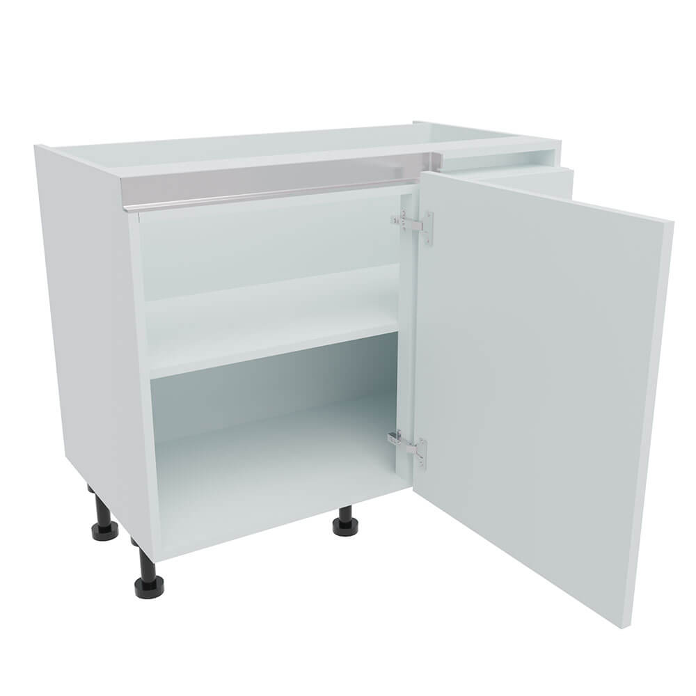 1000mm True Handleless Highline Corner Base Unit - 600mm Door (Right Blank)