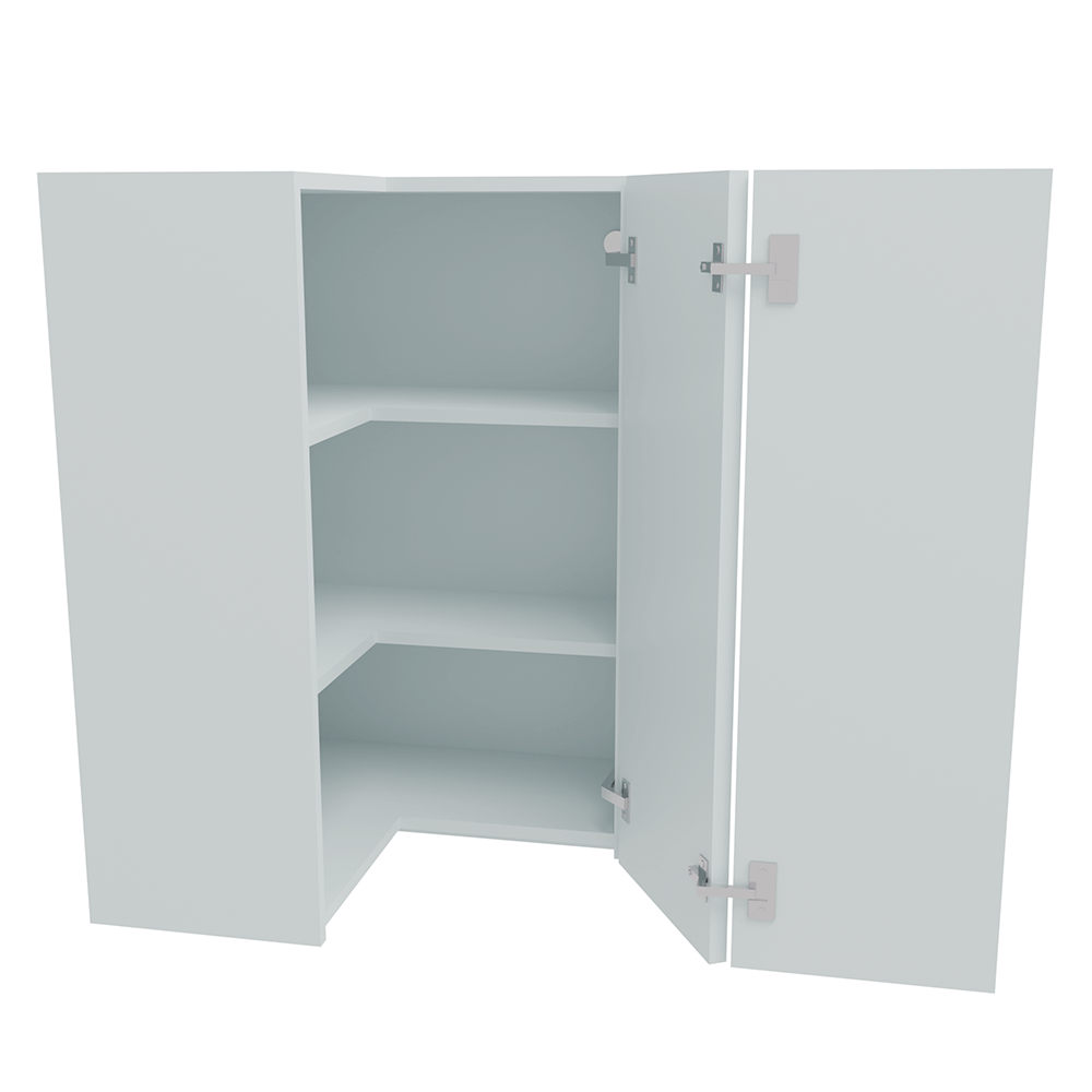 600 x 600mm True Handleless L-Shape Corner Wall Unit (High)