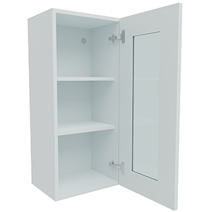 400mm Glass Door Wall Unit (High)