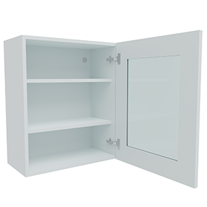 600mm Glass Door Wall Unit (Medium)