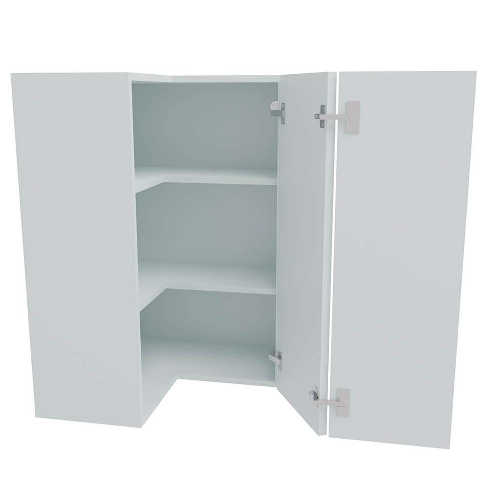 L shaped store wall cabinet