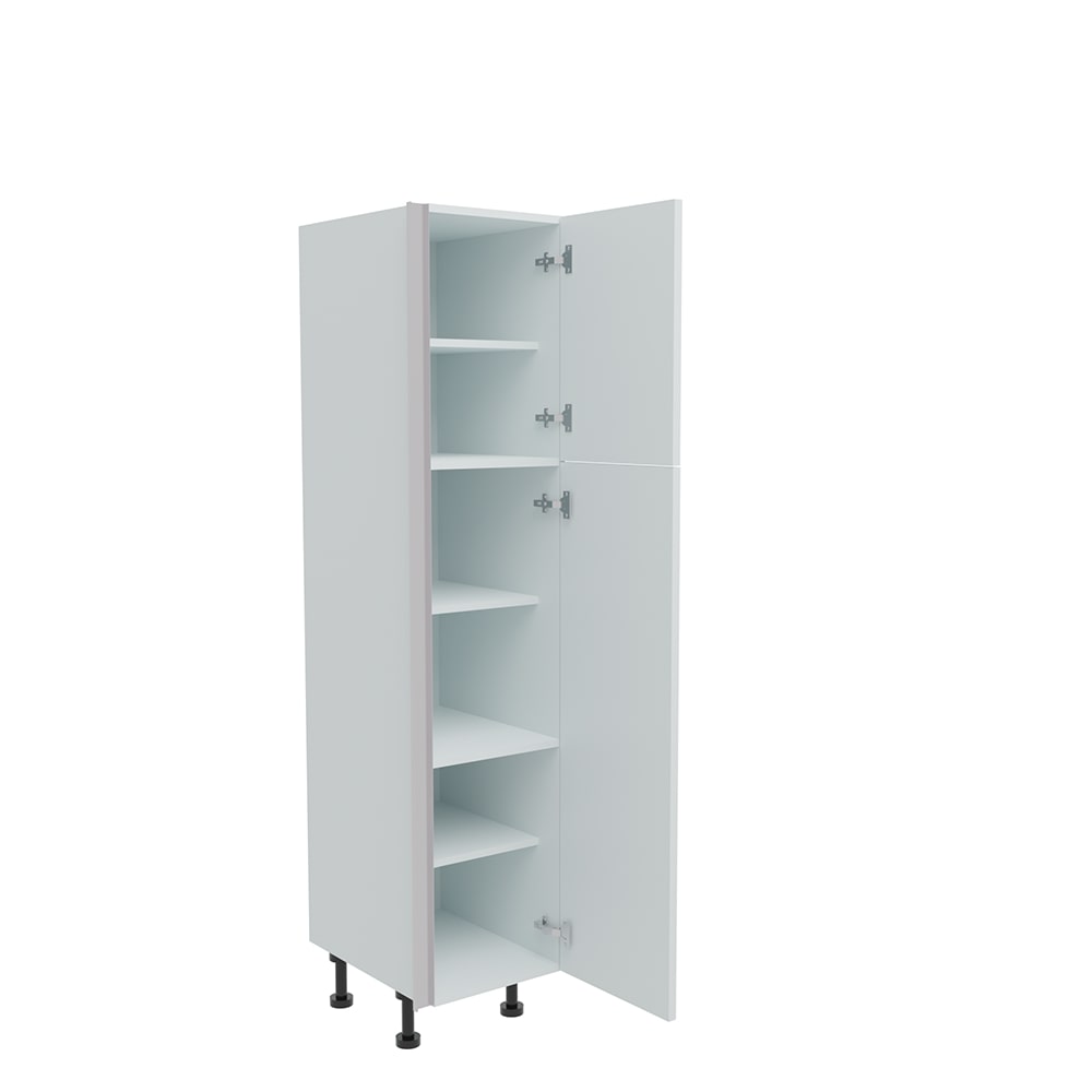 400mm True Handleless Larder Unit - (570mm Top Door) RH Hinge (Low)