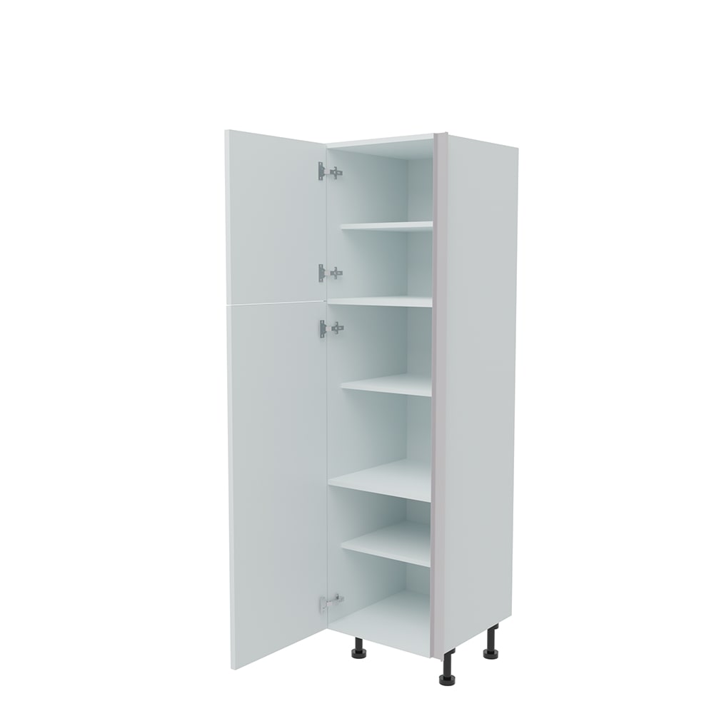 500mm True Handleless Larder Unit - (570mm Top Door) LH Hinge (Low)