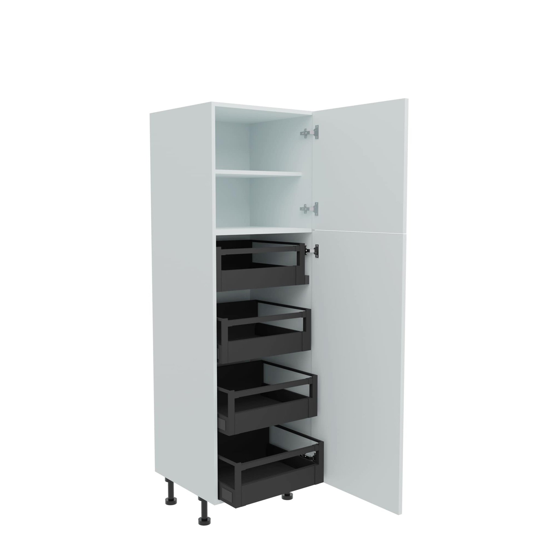 600mm Tall Larder Unit with 4 x Internal Drawers (Low)