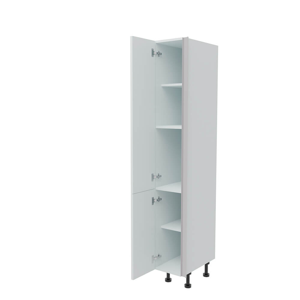 300mm True Handleless Larder Unit - 715mm Bottom Door - LH Hinge (Medium)