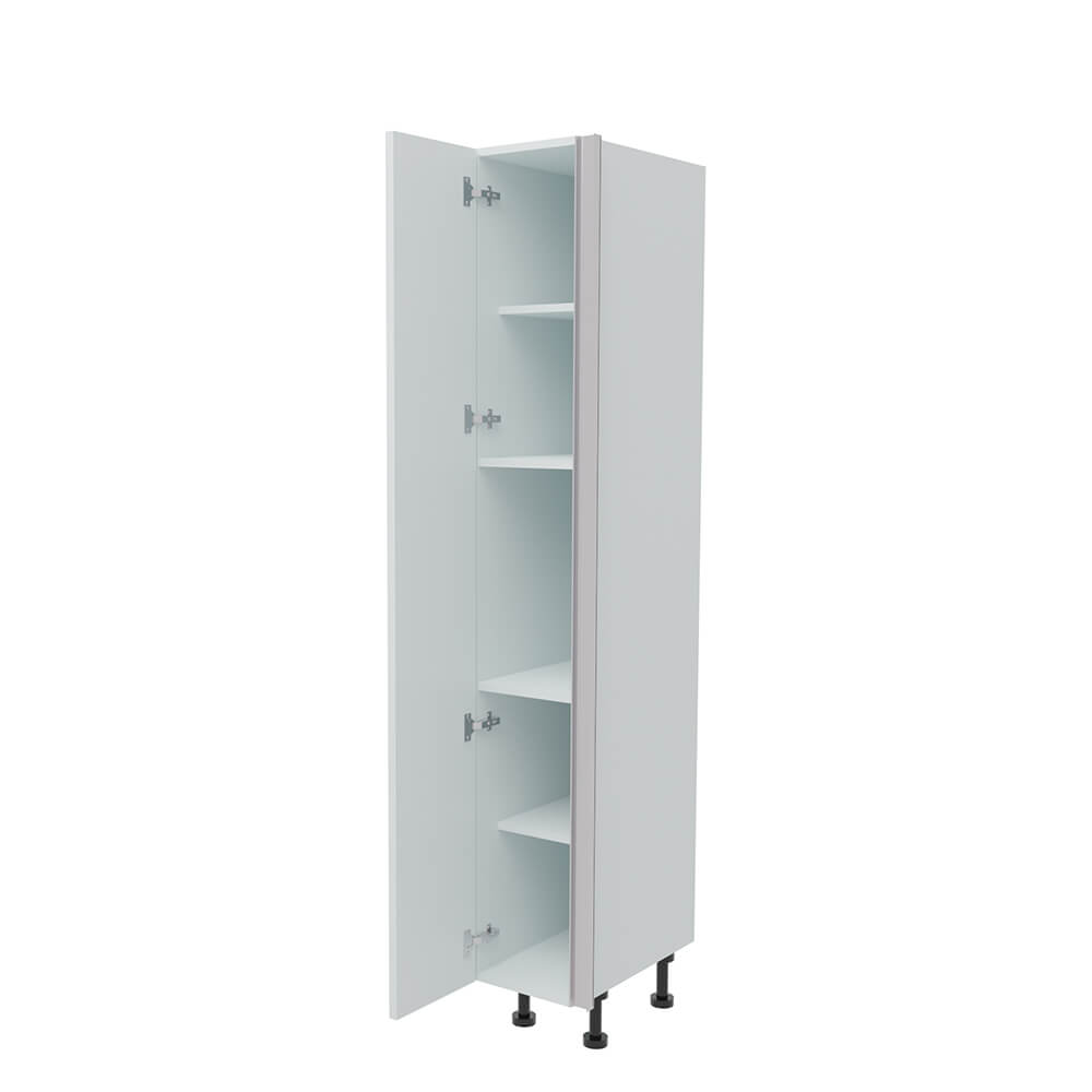 300mm True Handleless Larder Unit - Full Height Door - LH Hinge (Medium)