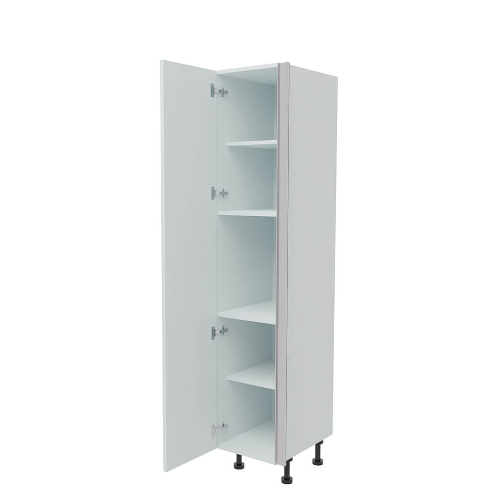 400mm True Handleless Larder Unit - Full Height Door - LH Hinge (Medium)