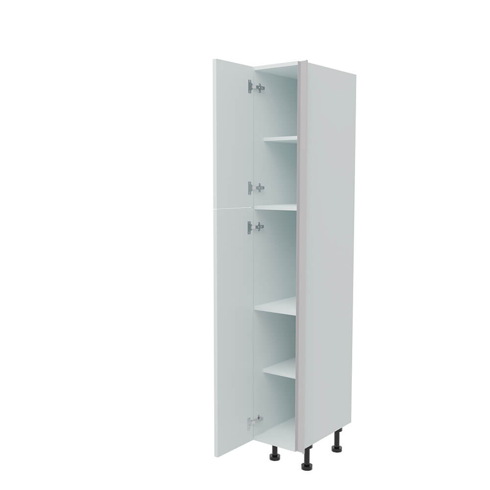 300mm True Handleless Larder Unit - 715mm Top Door - LH Hinge (Medium)