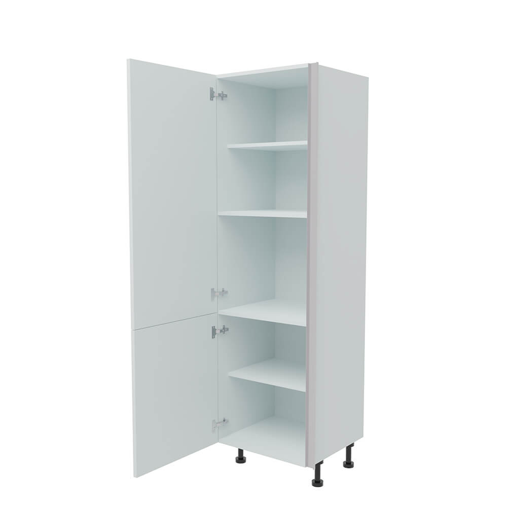 600mm True Handleless Larder Unit - 720mm Bottom Door - LH Hinge (Medium)