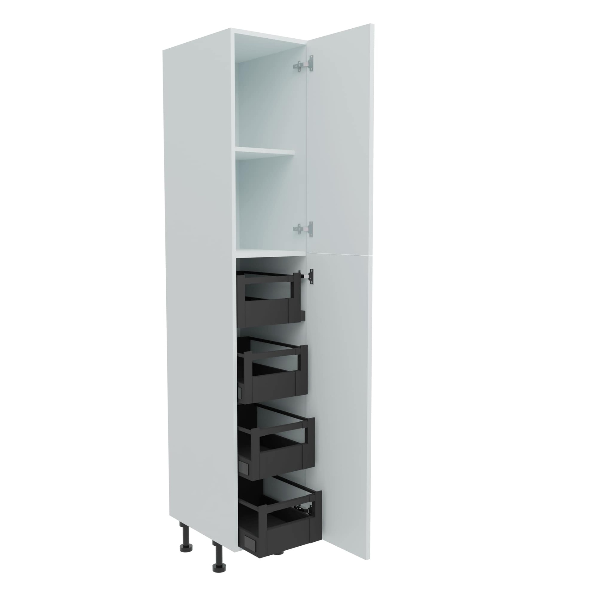 400mm Tall Larder Unit with 4 x Internal Drawers (High)