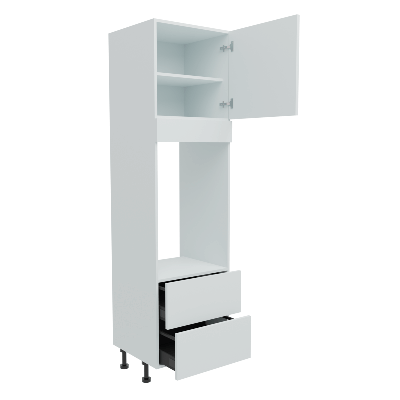 600mm Tall Double Oven Housing with 2 x Drawers (High)