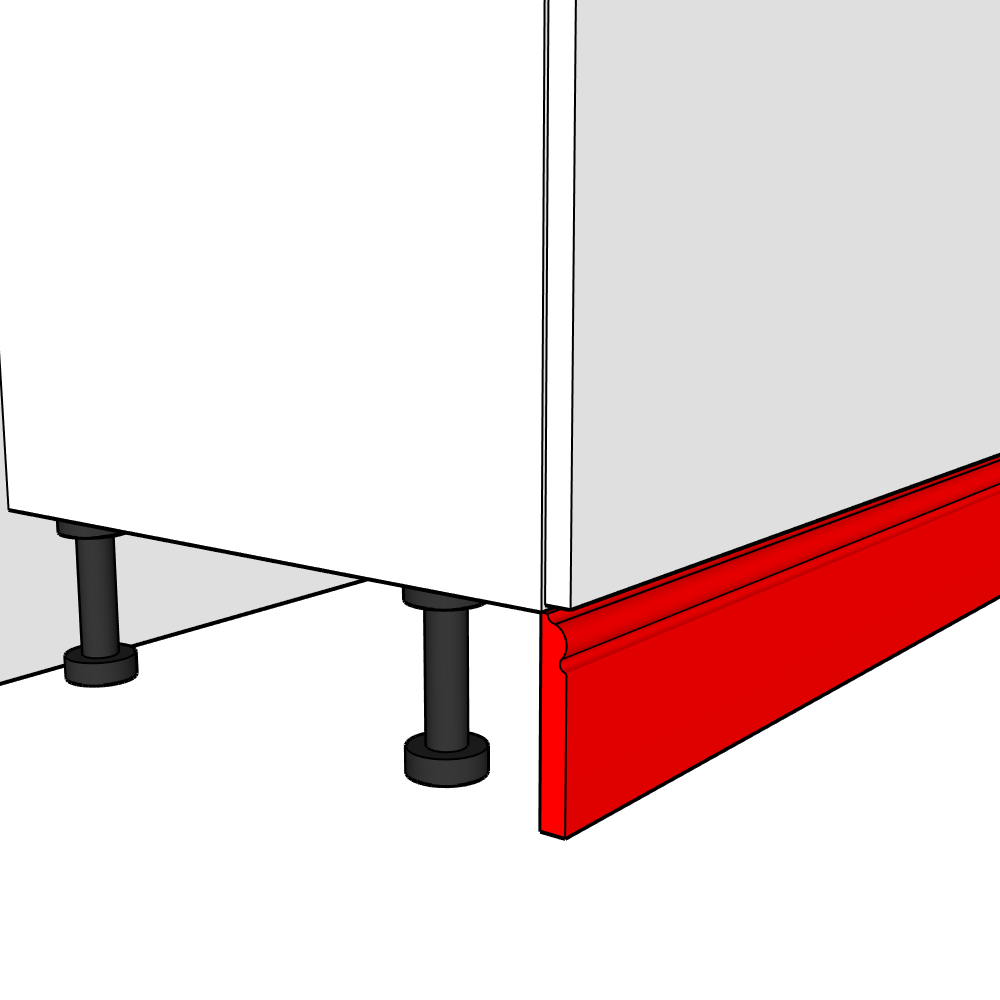 Elsworthy Straight Torus Profiled Plinth - 3m x 150mm