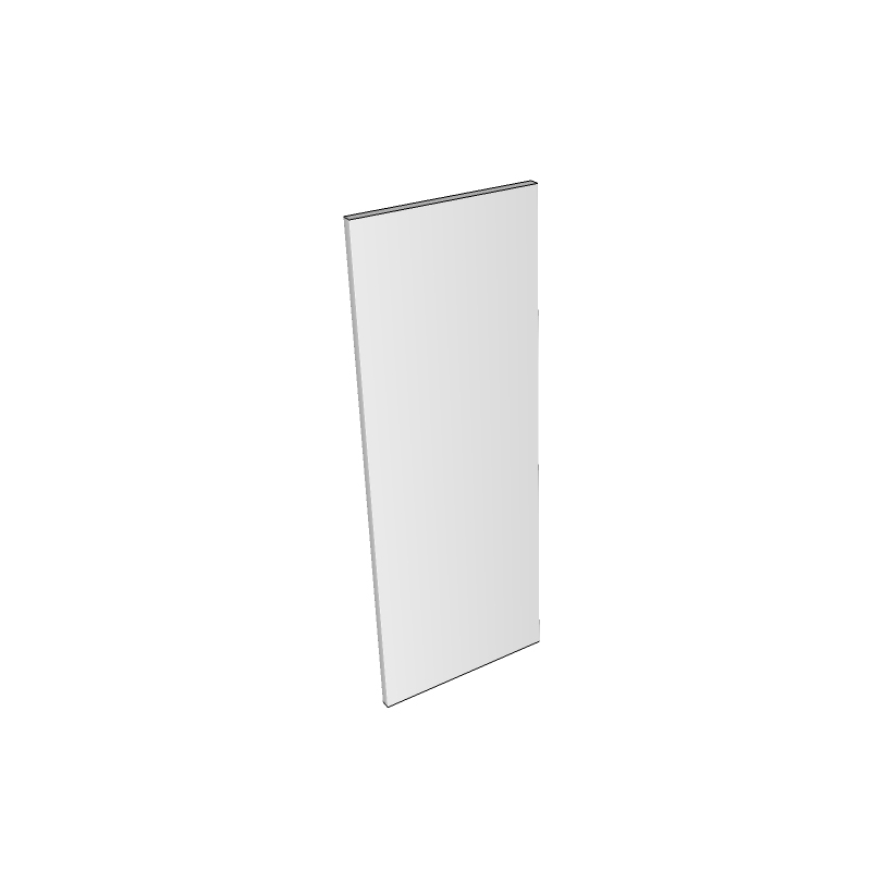 Liscio Wall End Panel - Plain - 792 x 350 x 18mm (Medium)