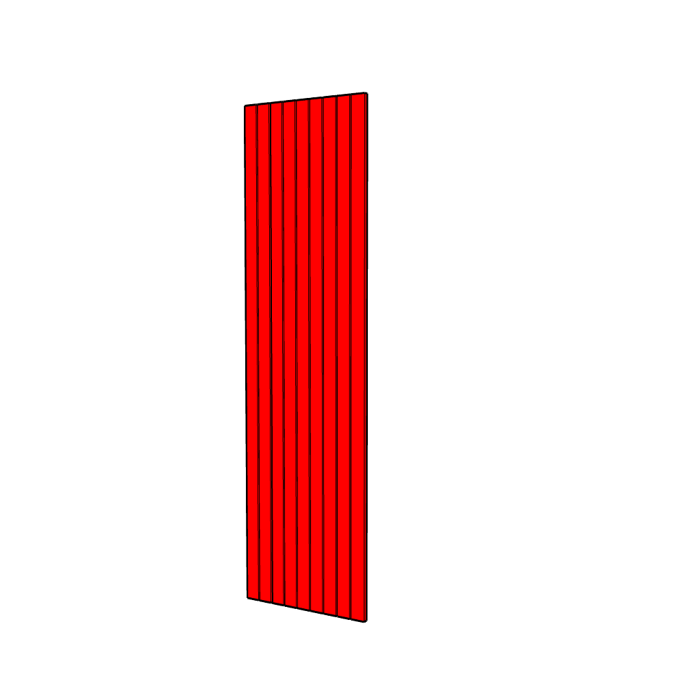 Bewdley Full Sized End Panel - T&G - 2400 x 650 x 18mm