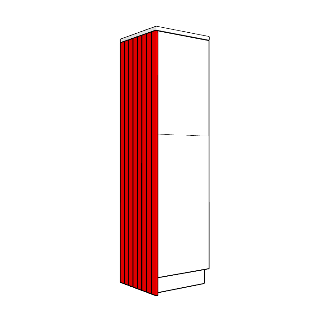 Bowood Tall End Panel - T&G - High Larder Height - 2320 x 625 x 18mm