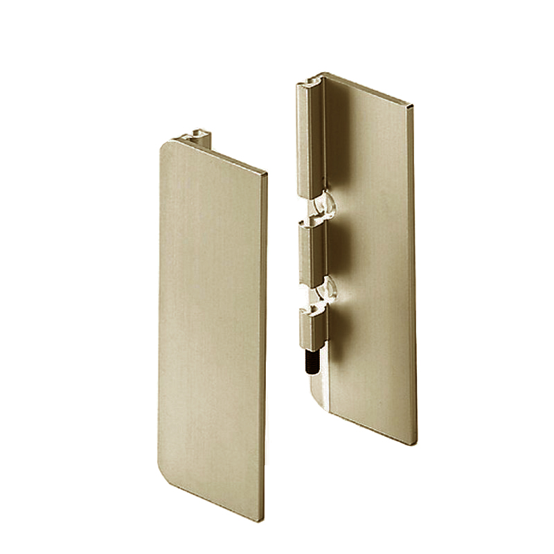 Mid Profile End Cap for True Handleless - Brushed Brass Anodised
