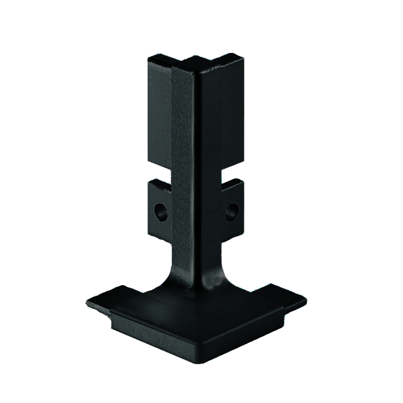 Top Profile External Corner Joint for True Handleless - Matt Black Powder Coated