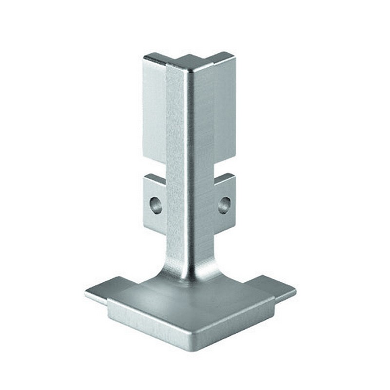 Top Profile External Corner Joint for True Handleless - Silver Anodised