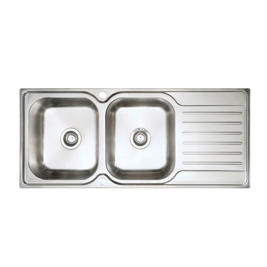 Yarrow 2.0 bowl Brushed Steel Inset Sink