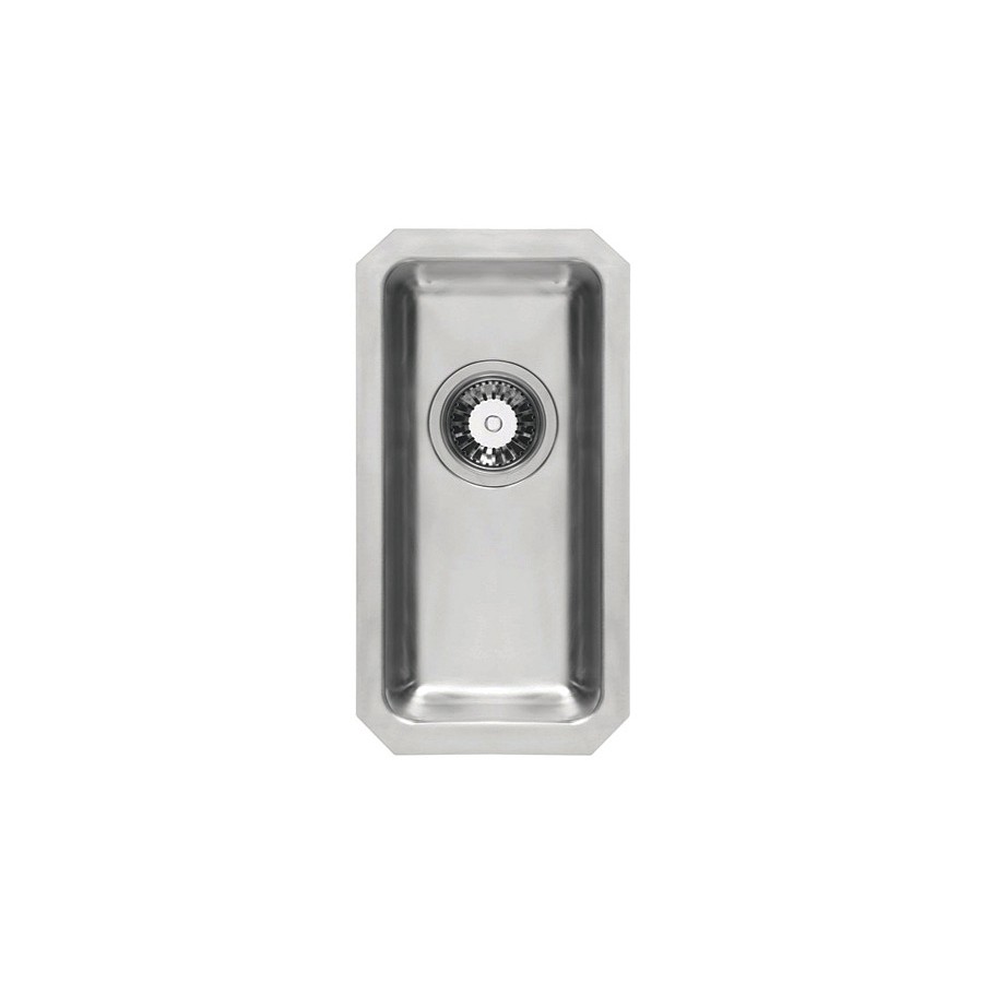 Esk 0.5 bowl Brushed Steel Undermount Sink