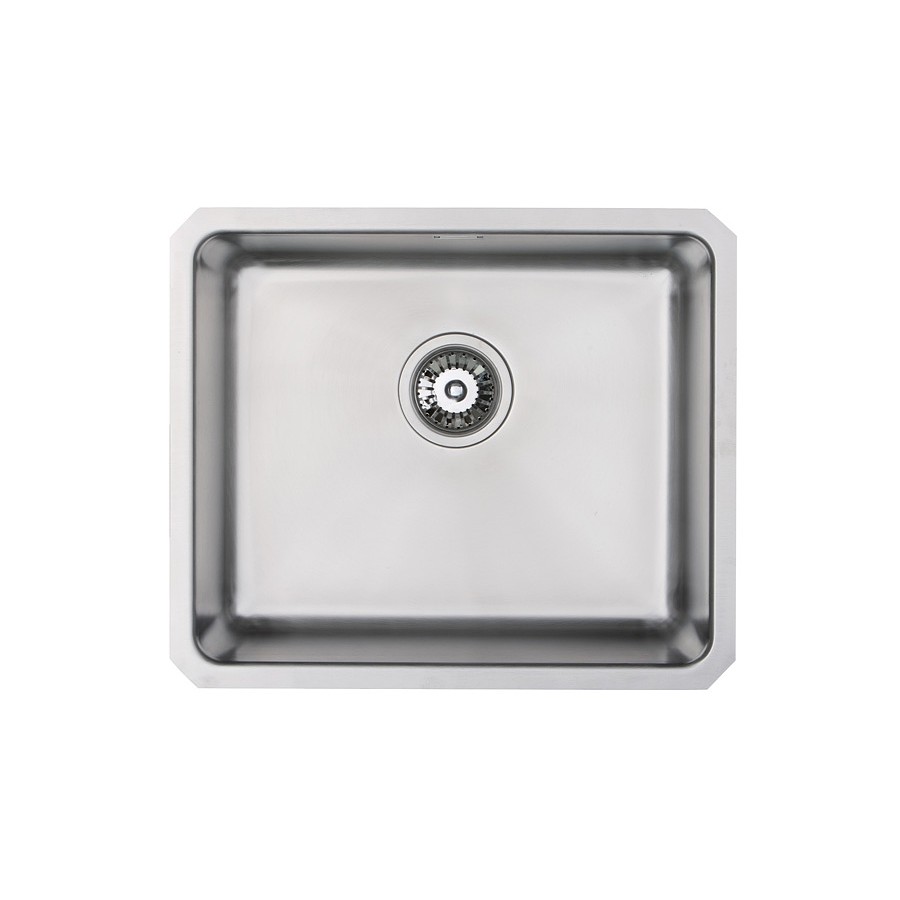 Twiss 1.0 bowl Brushed Steel Undermount Sink