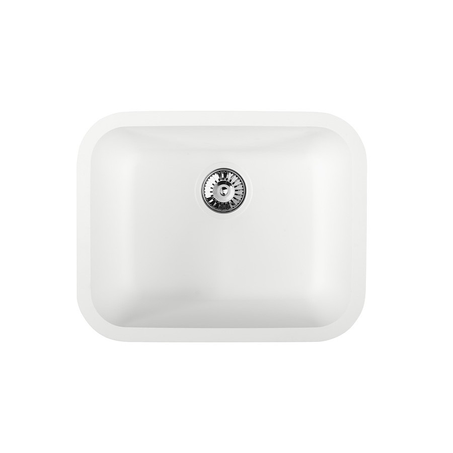 Argun 1.0 bowl Bright White Solid Surface Sink