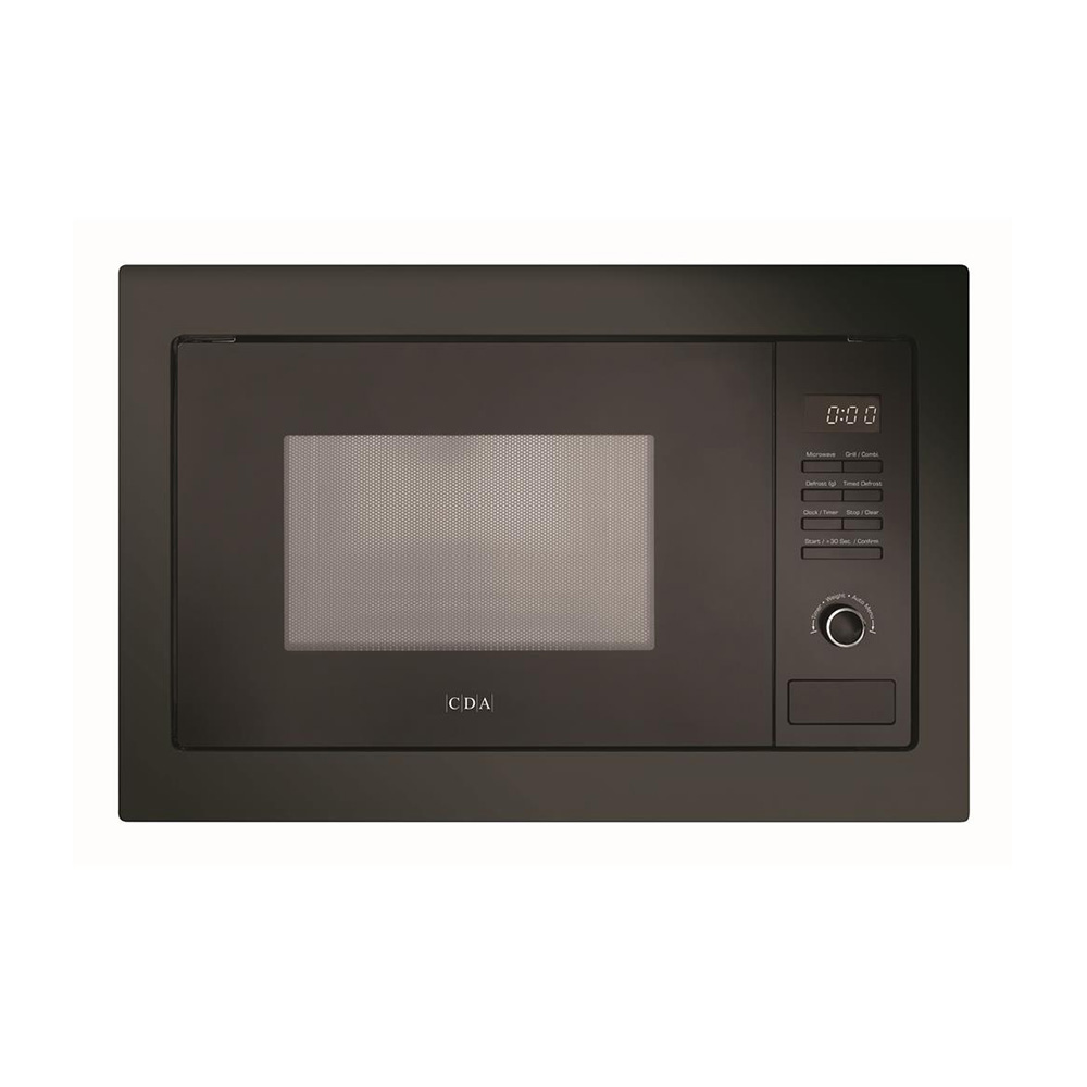 CDA VM231BL Built-In Microwave Oven and Grill, 388mm High, 390mm Deep, Black
