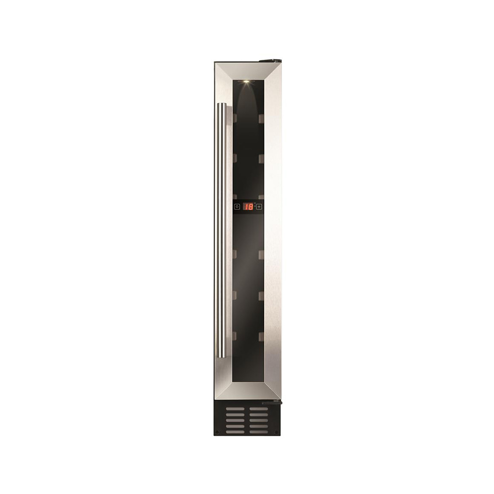 CDA FWC153SS 150mm Under Counter Wine Cooler, Stainless Steel, 7 Bottle
