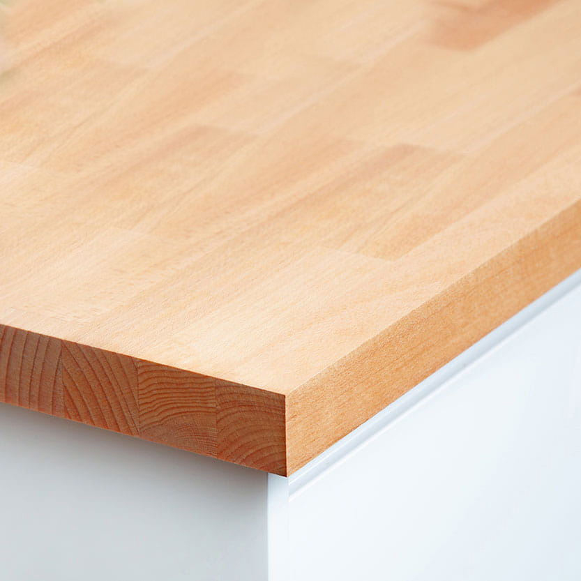 Natural Beech - Real Wood Worktop - 27mm Thick