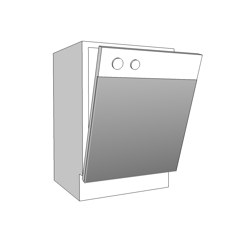 Liscio Semi Integrated Appliance Door (570 x 596mm)