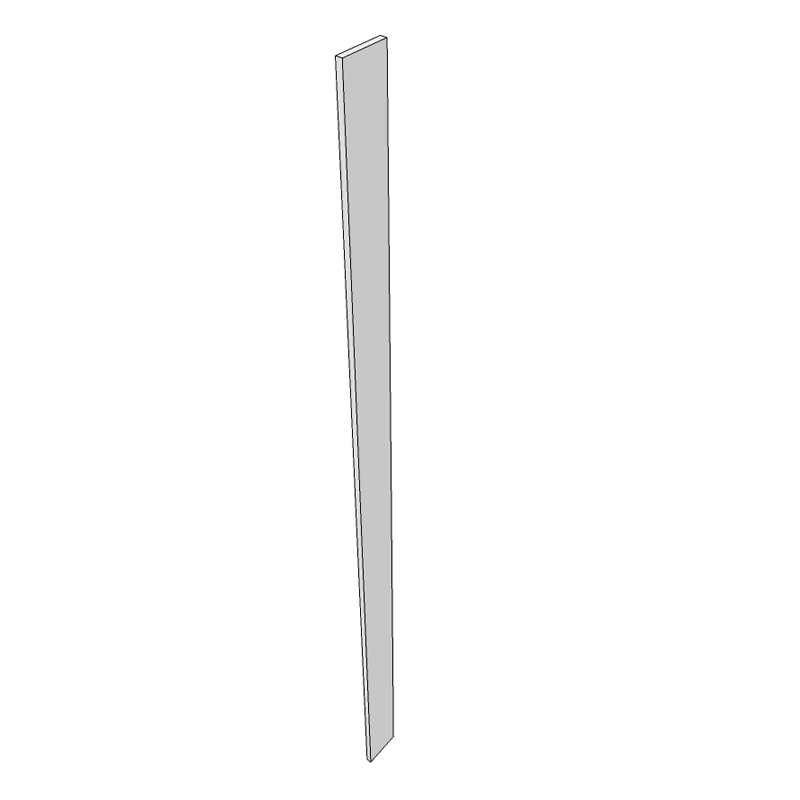 Haywood (Premium Colours) Tall Filler Panel (2.8m x 150mm Plinth)