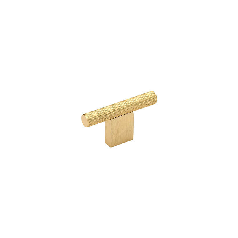 Kellas Bar Handle - Satin Brass - 60mm T Handle