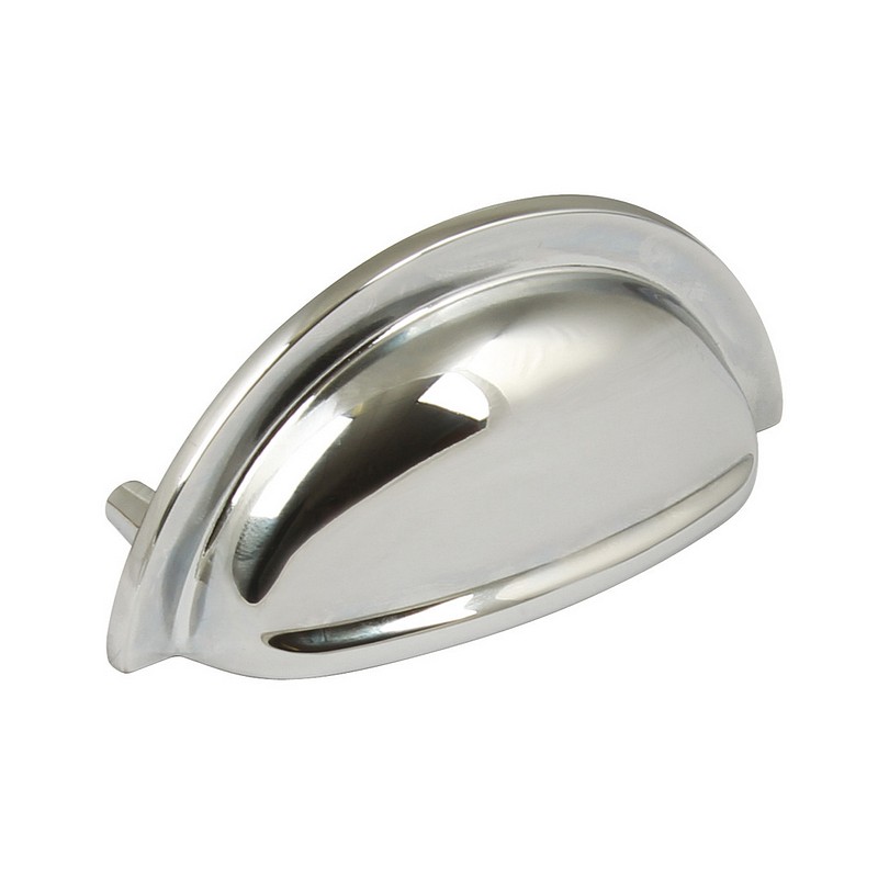 Delilah - Cup Handle - Polished Chrome