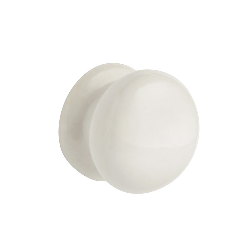 Ceramic Knob - White