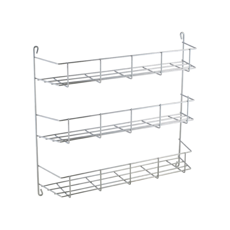 3 Tier Wire Spice Rack For Door Mounting - 300mm Door