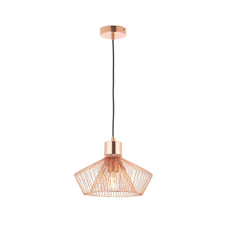 Gabbia Pendant Light Fitting - Copper